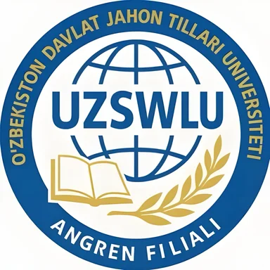 O‘zbekiston davlat jahon tillari universiteti Angren fakulteti logotipi